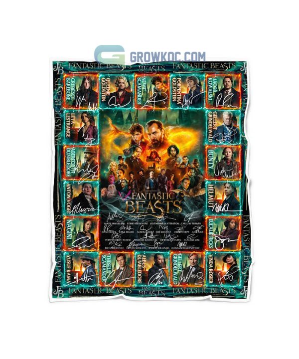 Fantastic Beasts Movies Fleece Blanket, Quilts