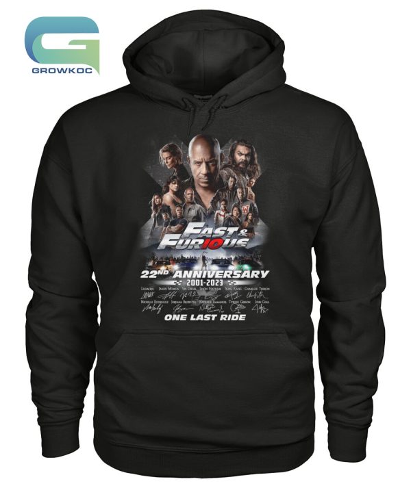 Fast&Furious 22nd Anniversary 2001-2023 T-Shirt