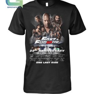 Fast&Furious The End Of The Road Begins 2001-2023 T-Shirt