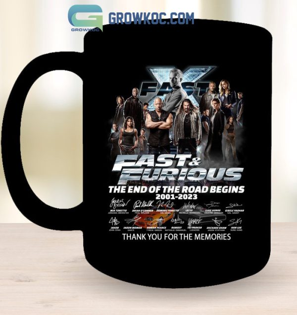 Fast&Furious The End Of The Road Begins 2001-2023 T-Shirt