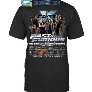 Fast X 22nd Anniversary 2001-2023 New Ver T-Shirt