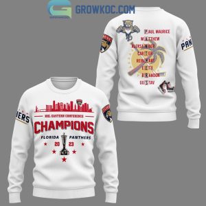 Florida Panther 2023 Eastern Conference Final Champions White Design Hoodie T-Shirt