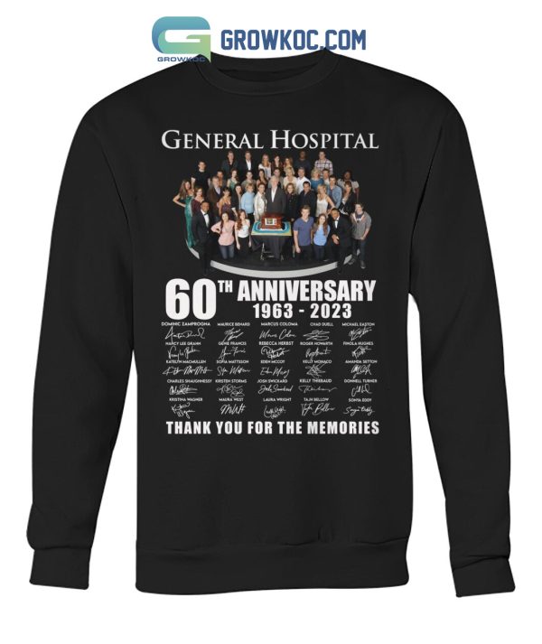 General Hospital 60th Anniversary 1963-2023 T-Shirt