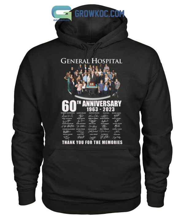 General Hospital 60th Anniversary 1963-2023 T-Shirt