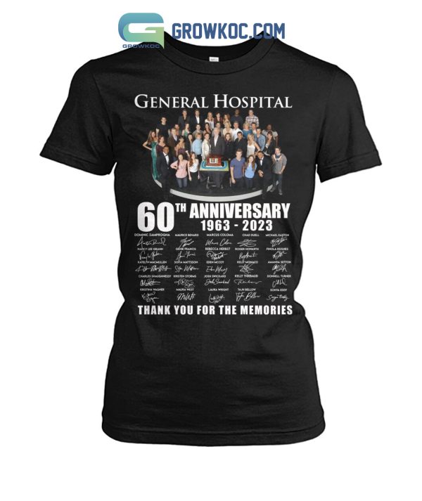 General Hospital 60th Anniversary 1963-2023 T-Shirt