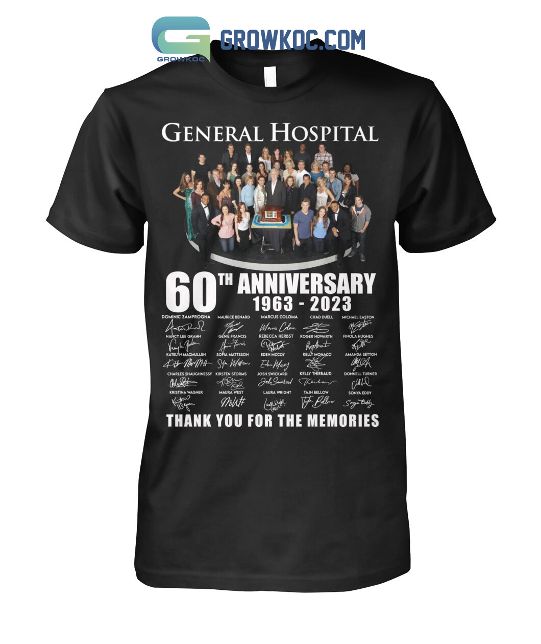 General Hospital 60th Anniversary 1963-2023 T-Shirt