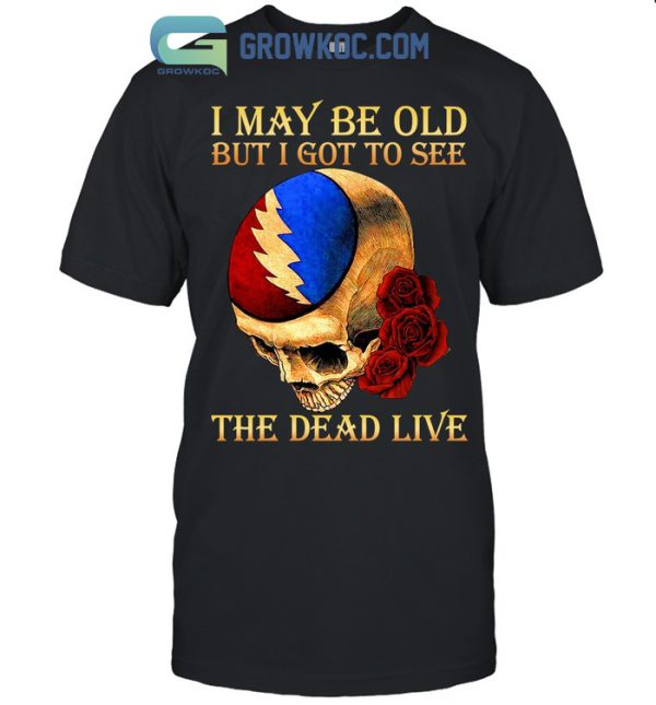Grateful Dead Rose Skull T-Shirt
