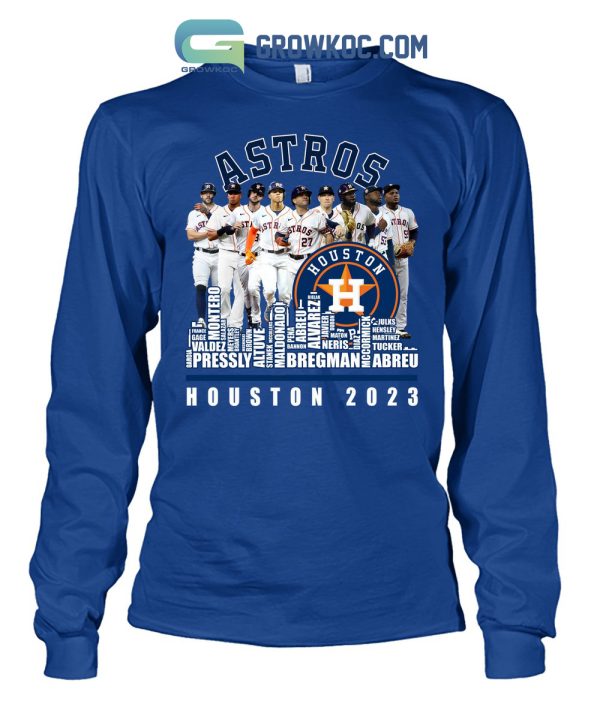 Houston Astros MLB Roster 2023 T-Shirt