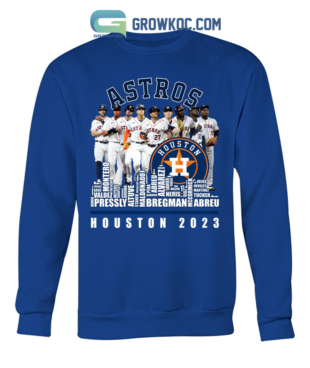 J.P. France Houston Astros Youth Navy Roster Name & Number T-Shirt 