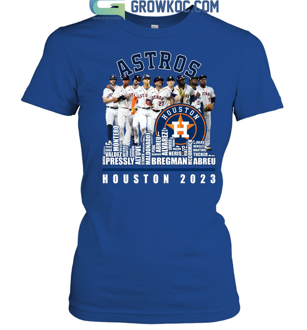 Houston Astros Hall Of Famer Roster Major League Baseball T-shirt