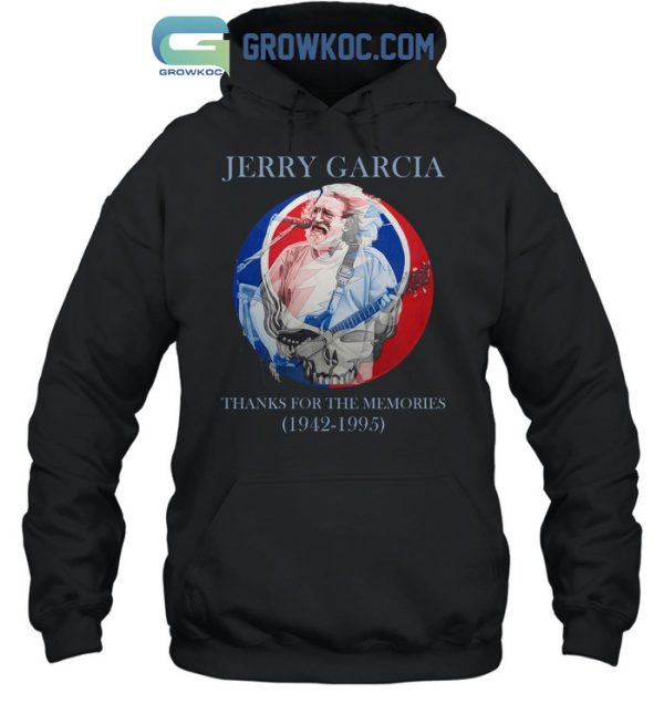 Jerry Garcia 1942-1995 Thanks For The Memories T-Shirt