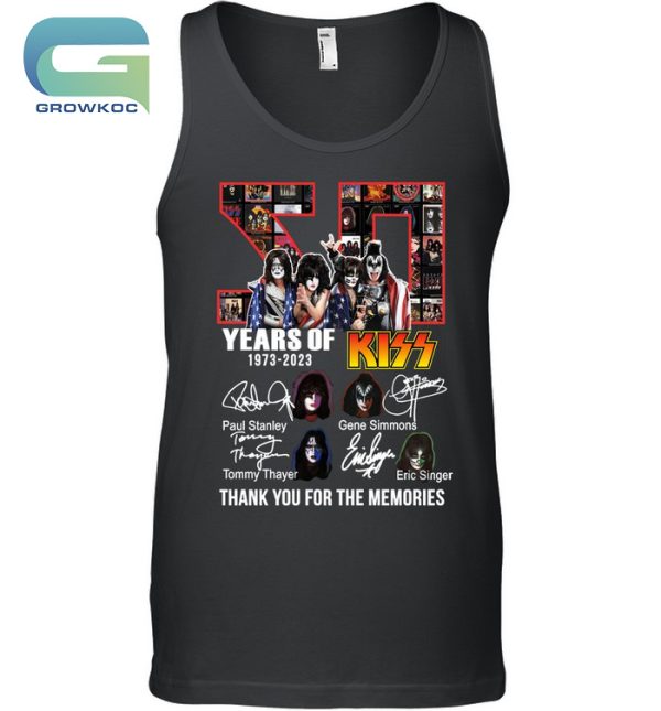 Kiss Band 50 Years 1973-2023 T-Shirt
