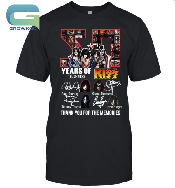 Kiss Band 50 Years 1973-2023 T-Shirt