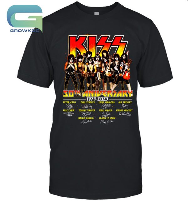 Kiss Band 50th Anniversary 1973-2023 T-Shirt