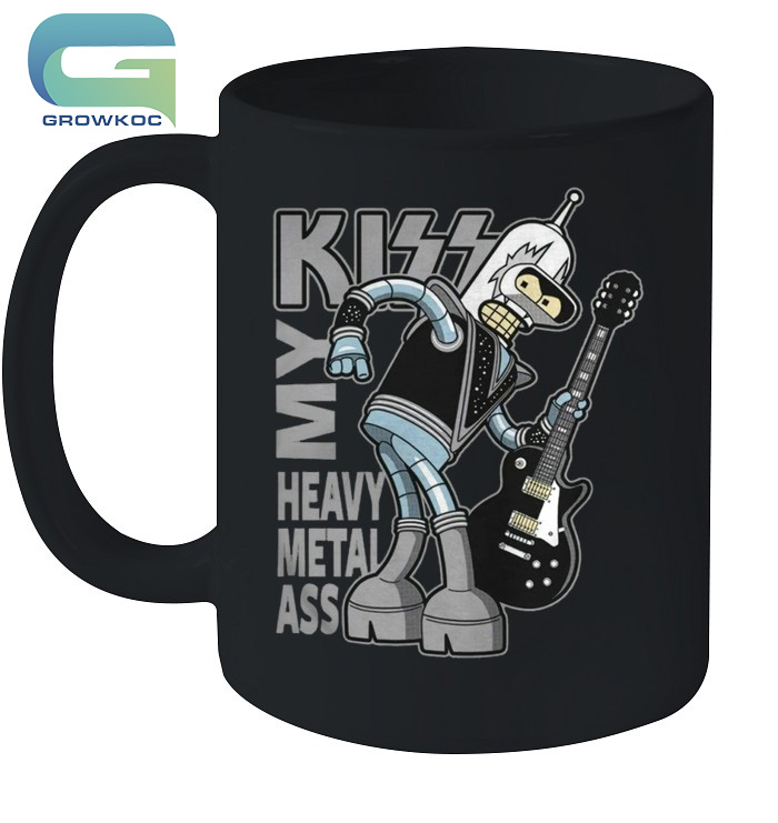 Kiss Band Bender Ass Growkoc Metal - T-Shirt My Heavy