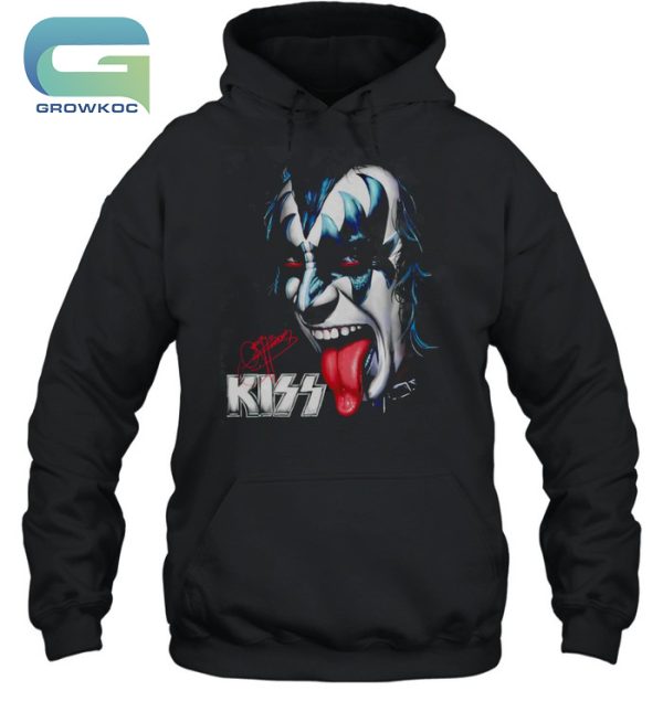 Kiss Band Joker Face Signature T-Shirt