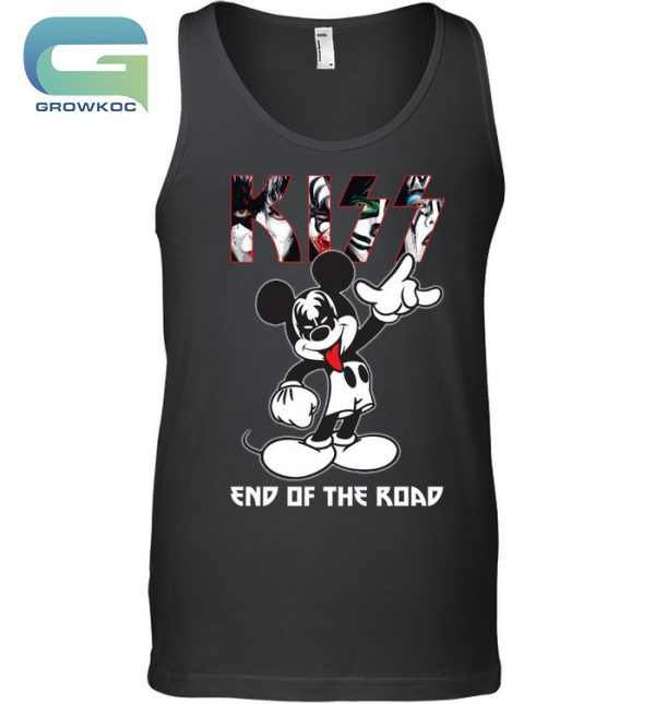 Kiss Band Mix Mickey End Of The Road T-Shirt