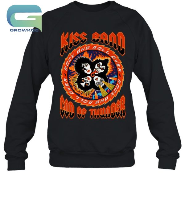 Kiss Band Rock And Roll God Of Thunder T-Shirt