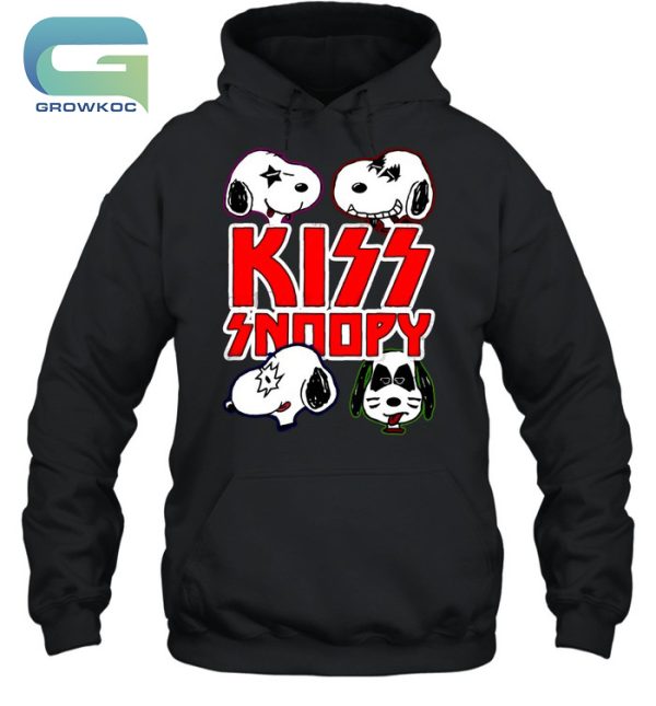 Kiss Band Snoopy Funny T-Shirt