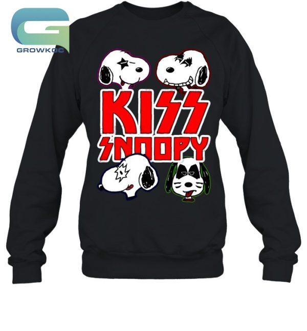 Kiss Band Snoopy Funny T-Shirt