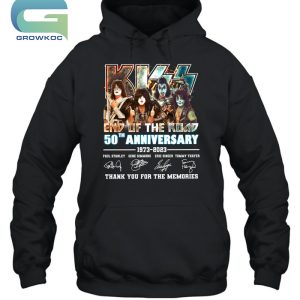 Kiss End Of The Road 50th Anniversary 1973-2023 T-Shirt