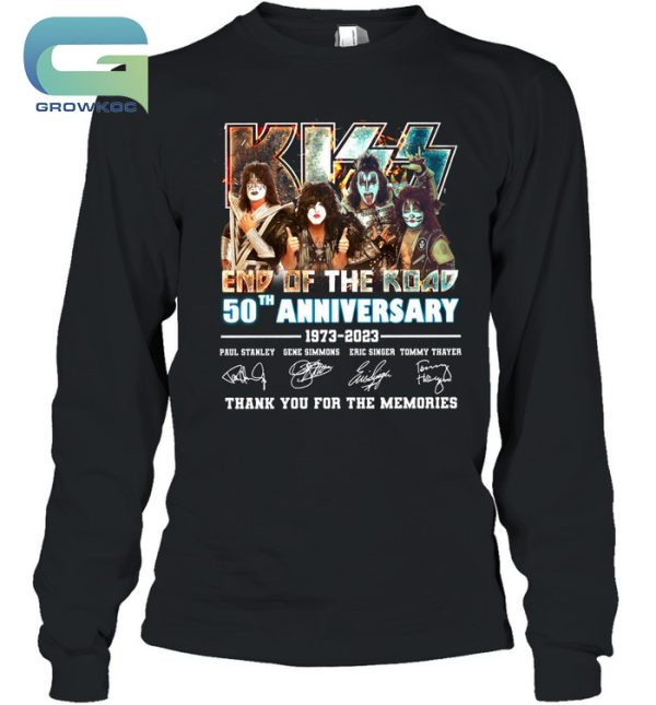 Kiss End Of The Road 50th Anniversary 1973-2023 T-Shirt