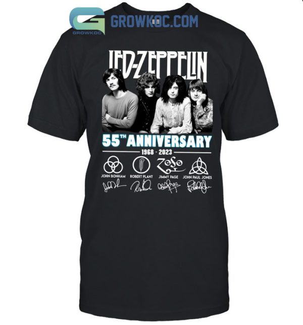 Led Zeppelin 55th Anniversary 1968-2023 T-Shirt