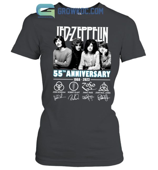 Led Zeppelin 55th Anniversary 1968-2023 T-Shirt