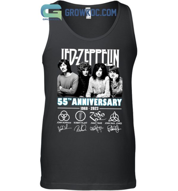 Led Zeppelin 55th Anniversary 1968-2023 T-Shirt