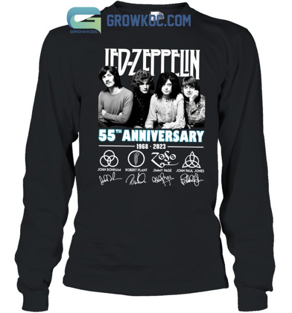 Led Zeppelin 55th Anniversary 1968-2023 T-Shirt