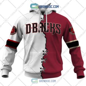 MLB Arizona Diamondbacks Mix Jersey Custom Personalized Hoodie Shirt