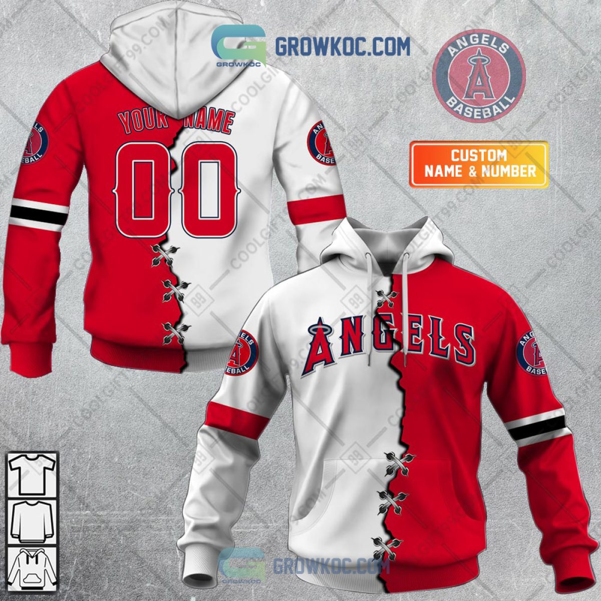 Áo hoodie MLB Basic Big Logo Wapen Overfit Hoodie New York Yankees  3AHDB021450BKS
