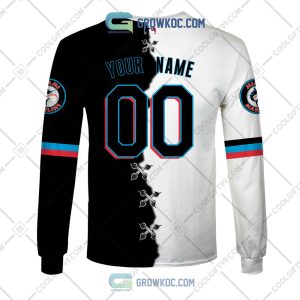 MLB Miami Marlins Mix Jersey Custom Personalized Hoodie Shirt - Growkoc