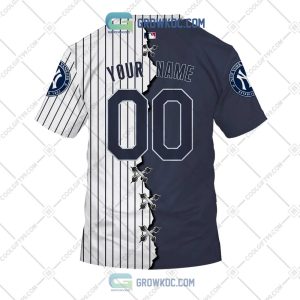 MLB New York Yankees Mix Jersey Personalized Style Polo Shirt
