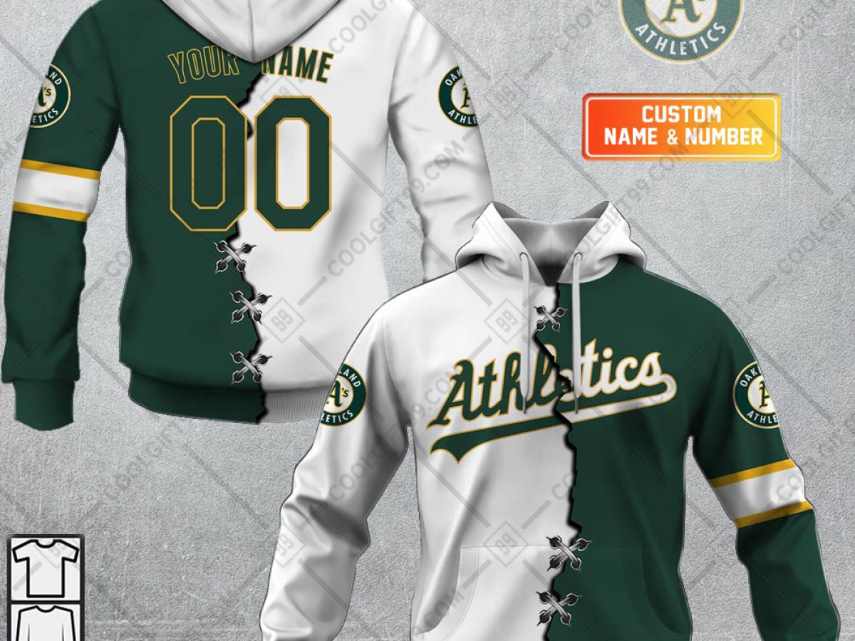 MLB Oakland Athletics Mix Jersey Personalized Style Polo Shirt - Growkoc