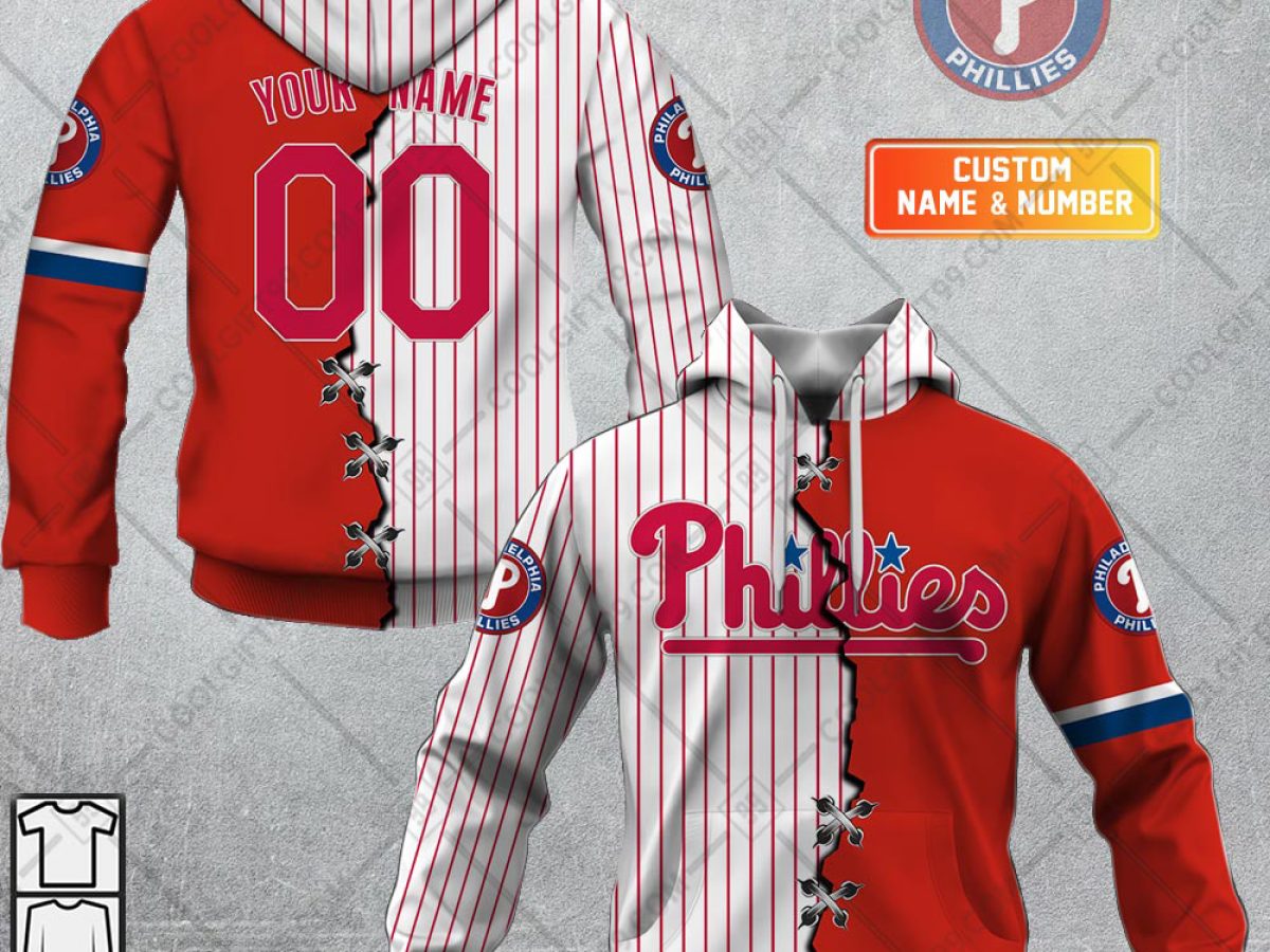 Philadelphia Phillies MLB Custom Number And Name 3D T Shirt Gift