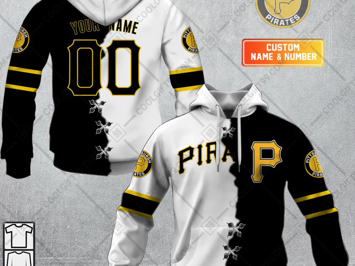 MLB Pittsburgh Pirates Mix Jersey Custom Personalized Hoodie Shirt - Growkoc