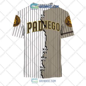 San Diego Padres MLB Personalized Mix Baseball Jersey - Growkoc