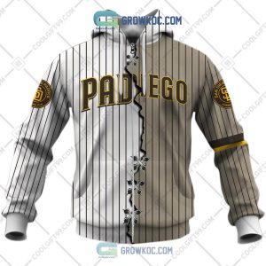 Personalized San Diego Padres 00 Anyname Mlb 2020 Light Brown