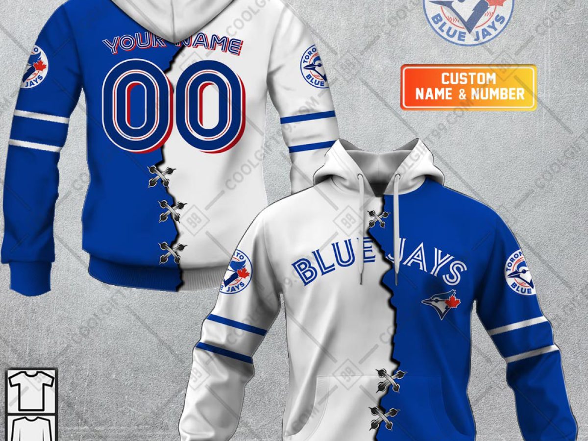 Best Selling Product] Custom MLB Toronto Blue Jays Mix Golf Style