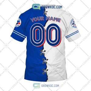 Toronto Blue Jays MLB Custom Number And Name 3D Hoodie For Men And