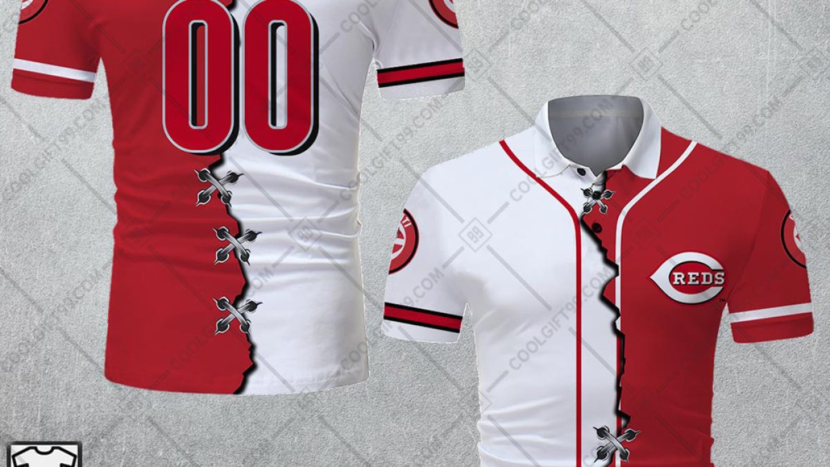 Cincinnati Reds 3d Personalized Polo Shirt All Over Print Shirt 3d T-shirt  - Teeruto