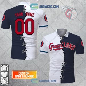 MLB Cleveland Guardians Mix Jersey Personalized Style Polo Shirt