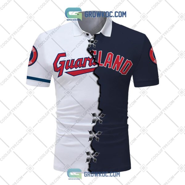 MLB Cleveland Guardians Mix Jersey Personalized Style Polo Shirt