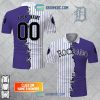 MLB Detroit Tigers Mix Jersey Personalized Style Polo Shirt