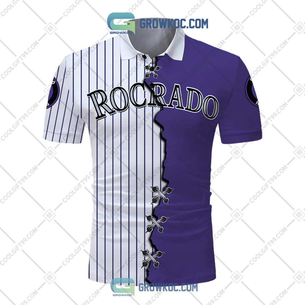 MLB Colorado Rockies Mix Jersey Custom Personalized Hoodie Shirt