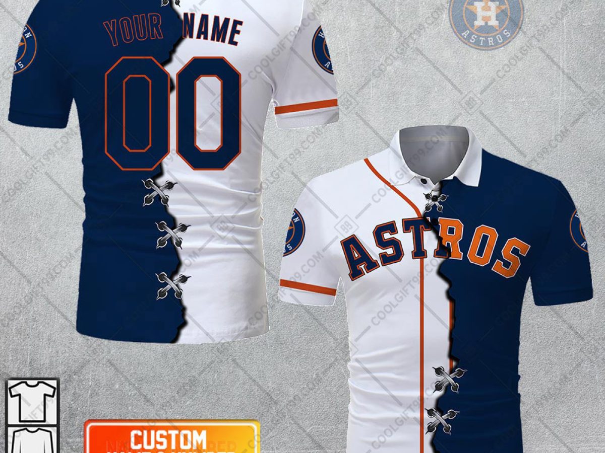 MLB Houston Astros Mix Jersey Custom Personalized Hoodie Shirt - Growkoc