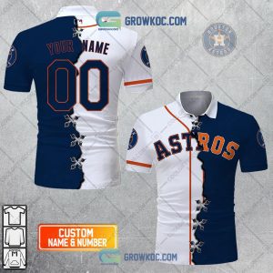 MLB Houston Astros Mix Jersey Personalized Style Polo Shirt