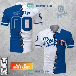 MLB Kansas City Royals Mix Jersey Personalized Style Polo Shirt