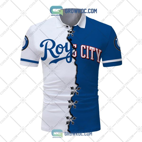 MLB Kansas City Royals Mix Jersey Personalized Style Polo Shirt